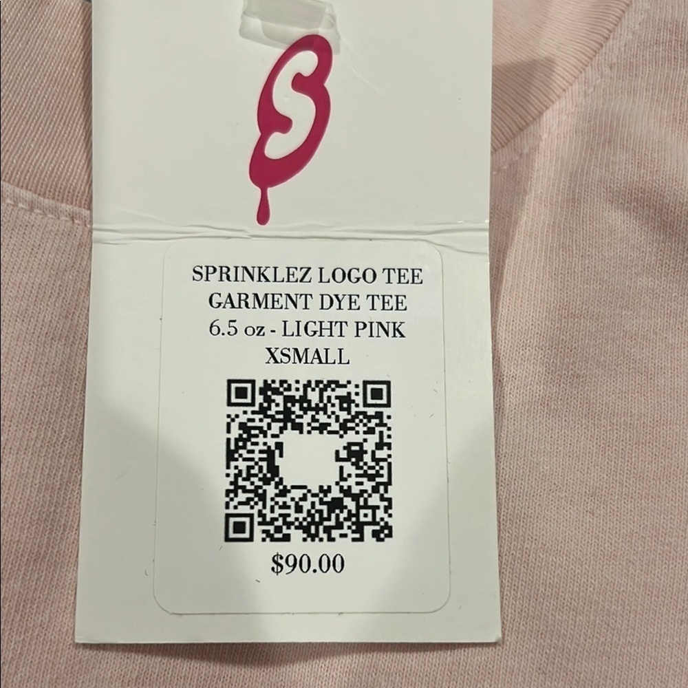 NWT Sprinklez Pink T-Shirt size XS - Picture 4 of 6